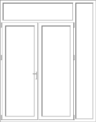 Mixed PVC pane model 161 Mixed PVC pane model 161
