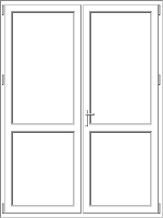 PVC door model 57 PVC door model 57
