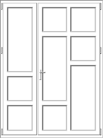 PVC door model 62 PVC door model 62
