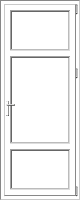 PVC door model 67 PVC door model 67